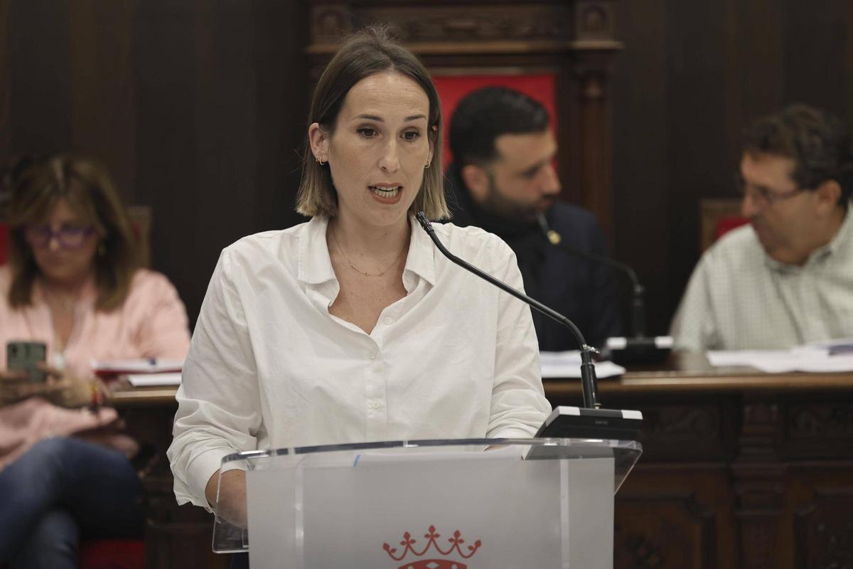 Sara Cañadas, concejala del PP en Sagunt.