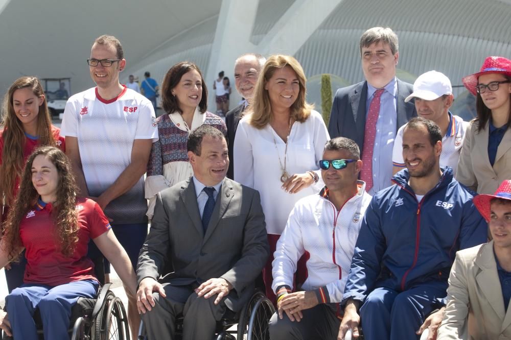 Presentación de la equipación de la selección paralímpica española