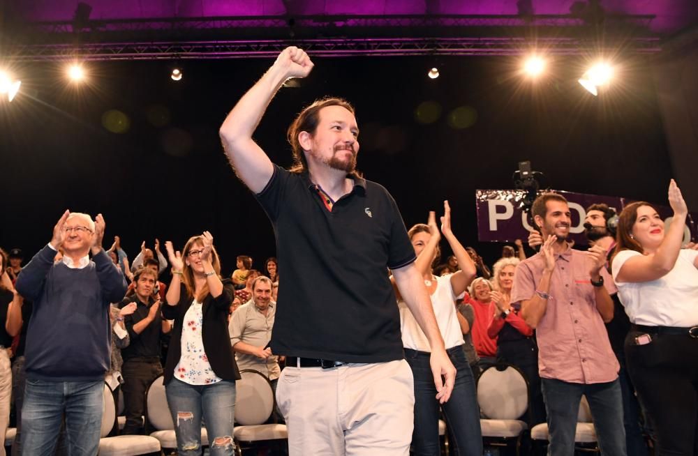 Mitin de Pablo Iglesias en A Coruña