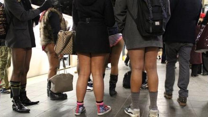 La jornada dels passatgers sense pantalons ha arribat  als metros de 24 països