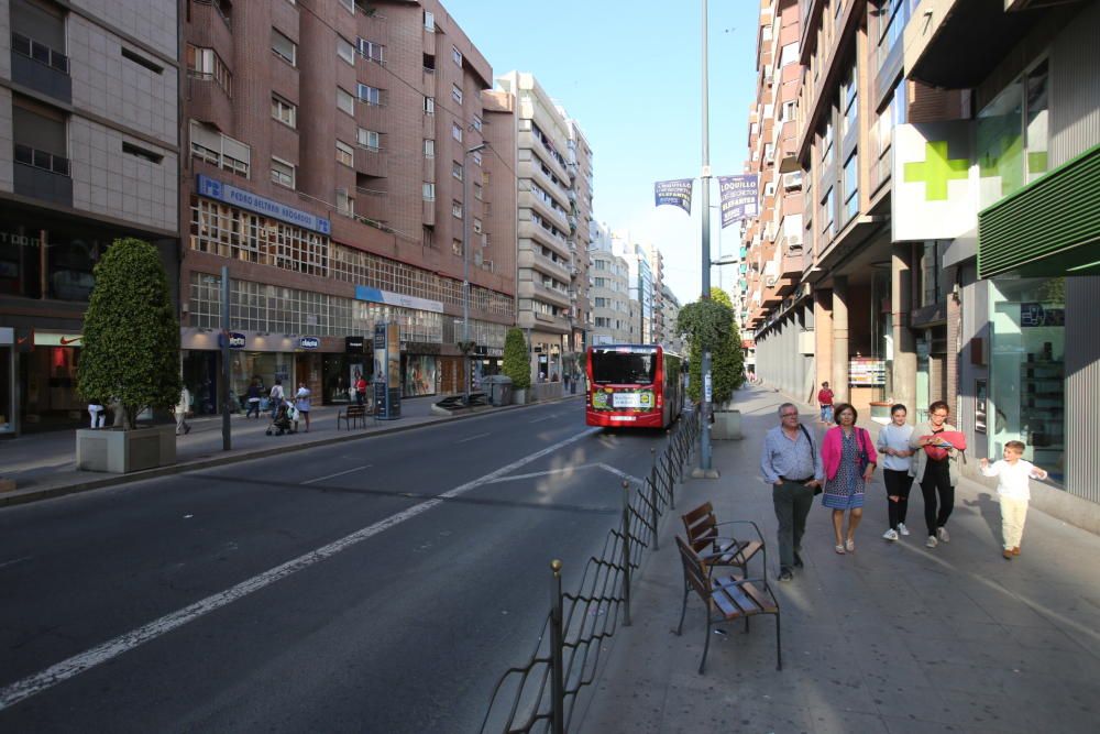 Imágenes recientes de la avenida de Maisonnave