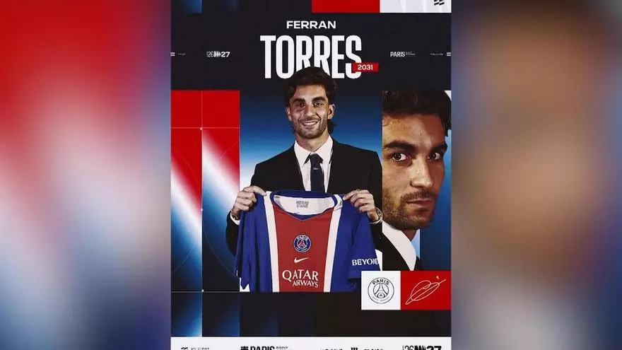 Ferran Torres abandona el Barça y ficha por el PSG