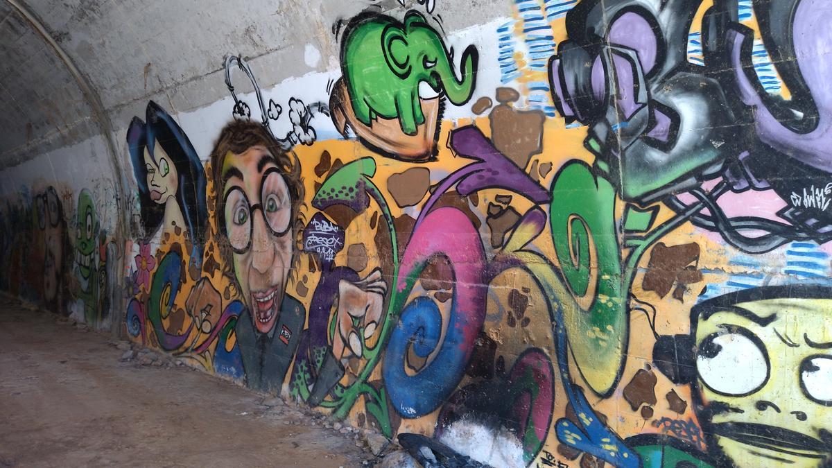 Los grafitis de las galerías