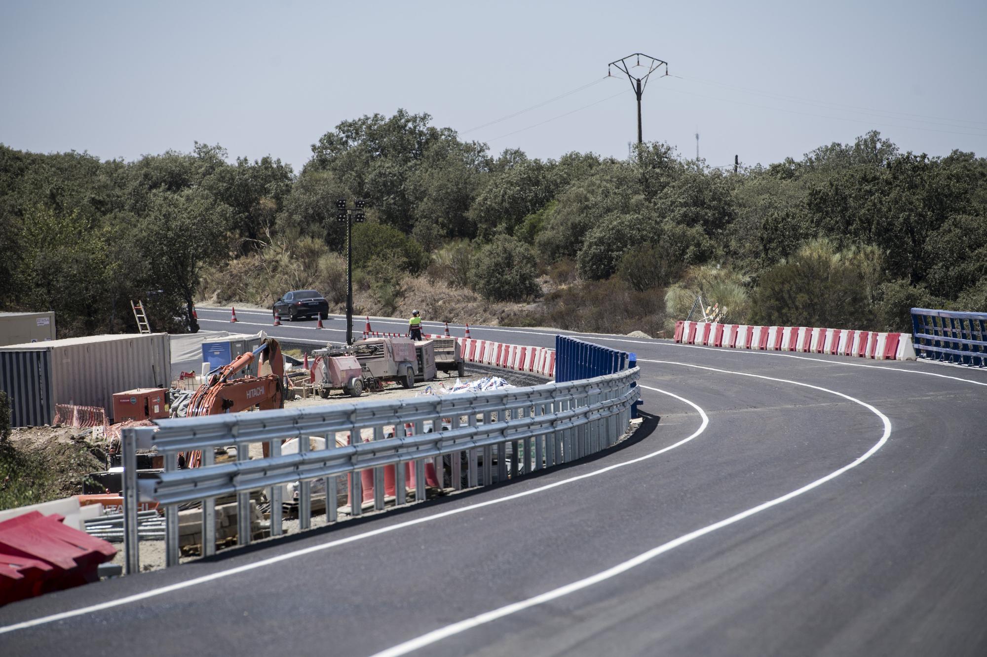 El nuevo puente de la N-523 entre Cáceres y Badajoz ya está abierto al tráfico