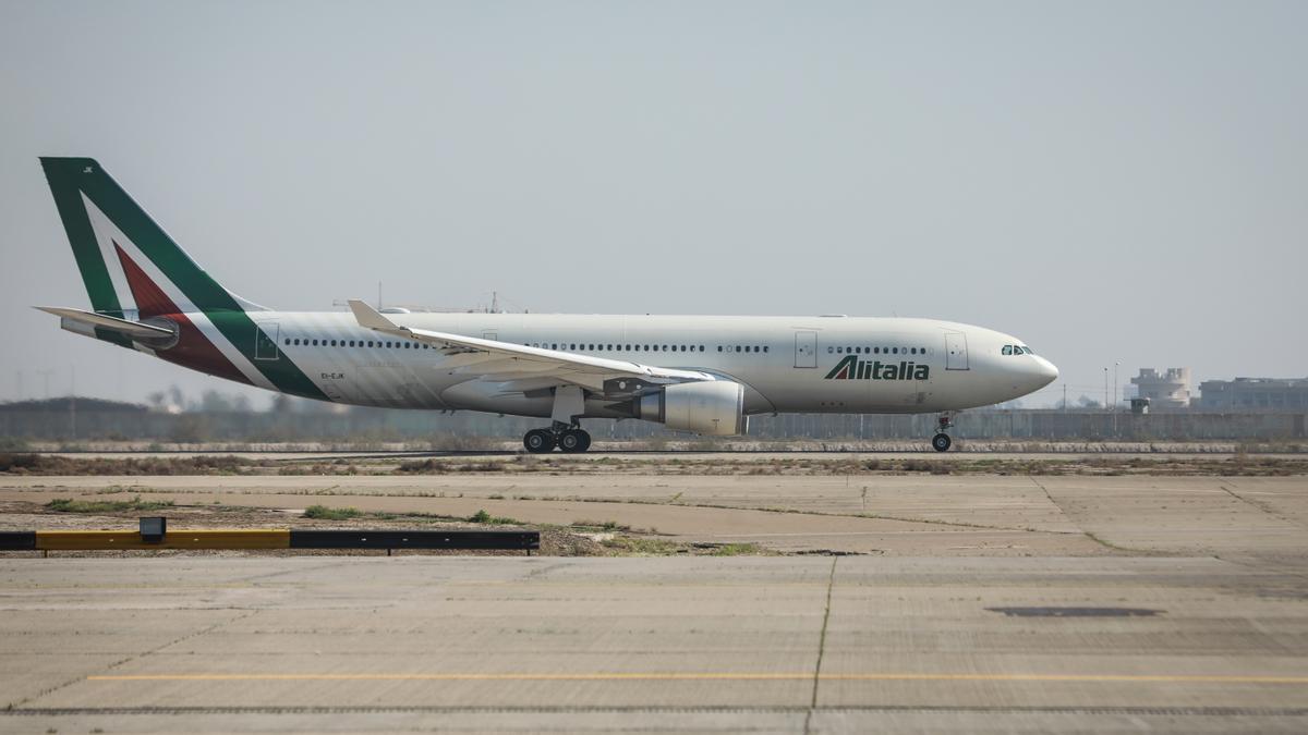 Avión de Alitalia