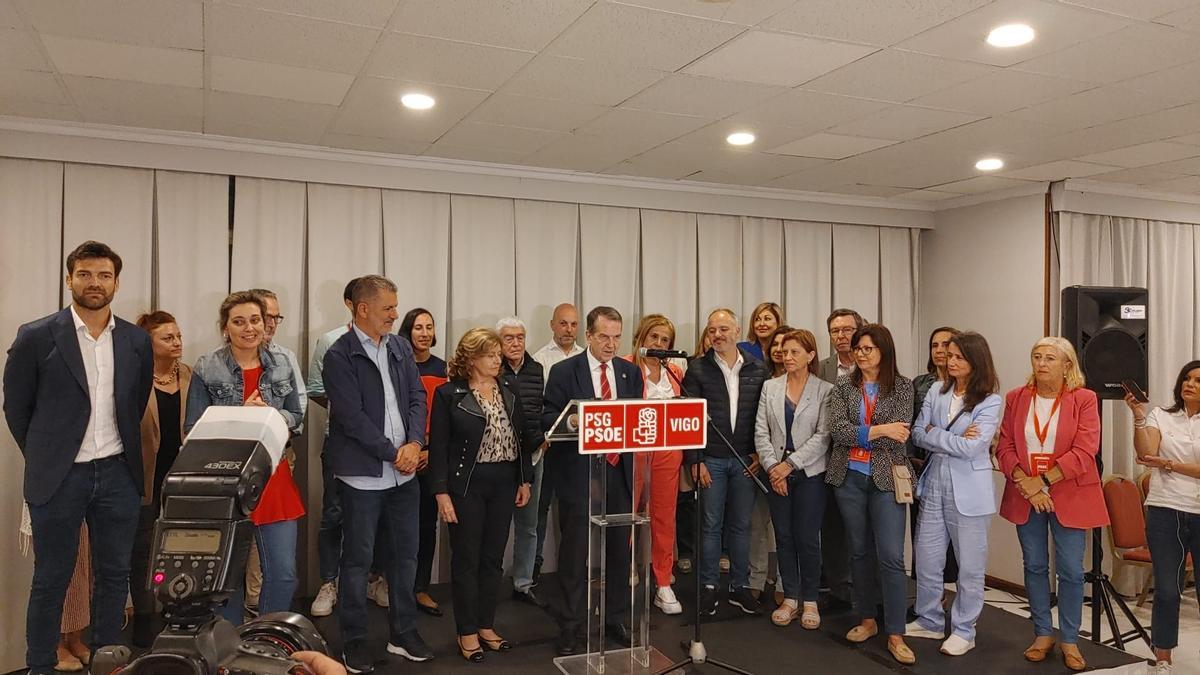 Abel Caballero celebra la tercera mayoría absoluta tras ganar las elecciones municipales