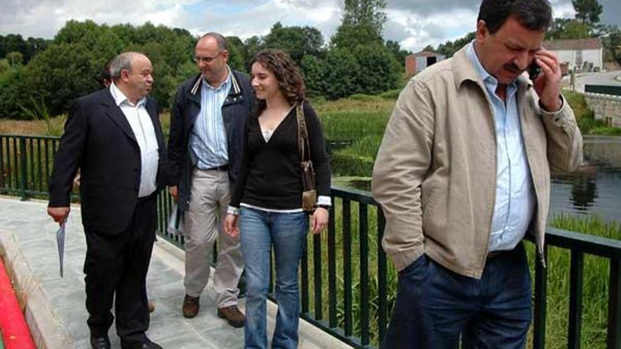 Salgado y Vence, durante una visita institucional.  // Bernabé/Javier Lalín