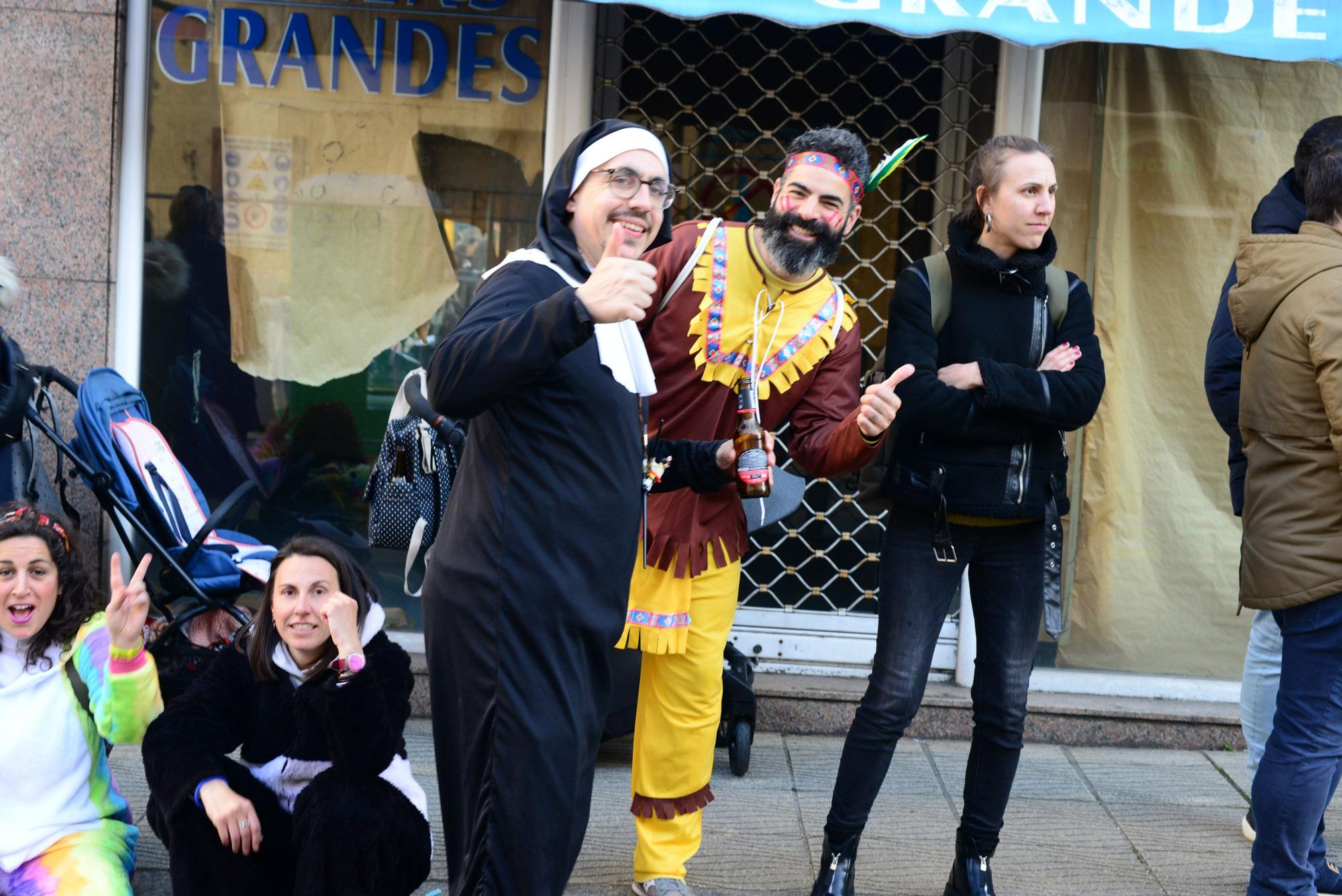 Moaña "llora" el fin del carnaval con el Enterro da Sardiña