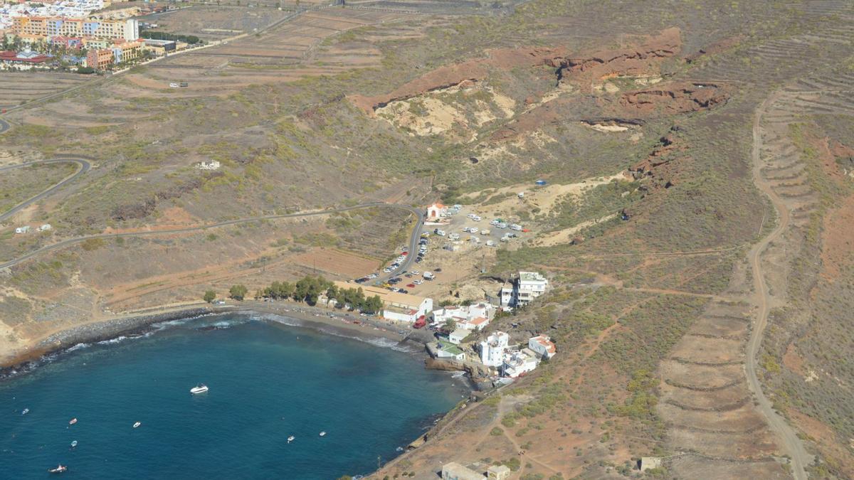 Foto aérea del terreno donde está previsto el desarrollo del complejo turístico sostenible Cuna del Alma. | | E.D.