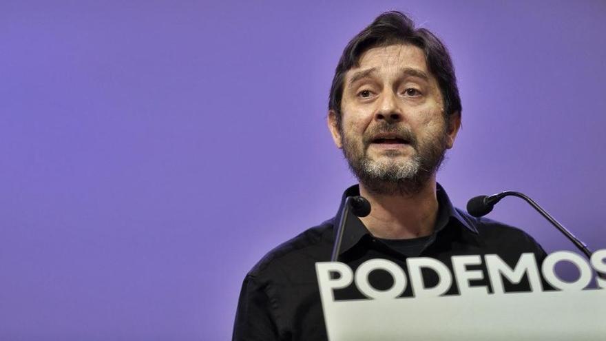 El portavoz de Podemos, Rafa Mayoral.