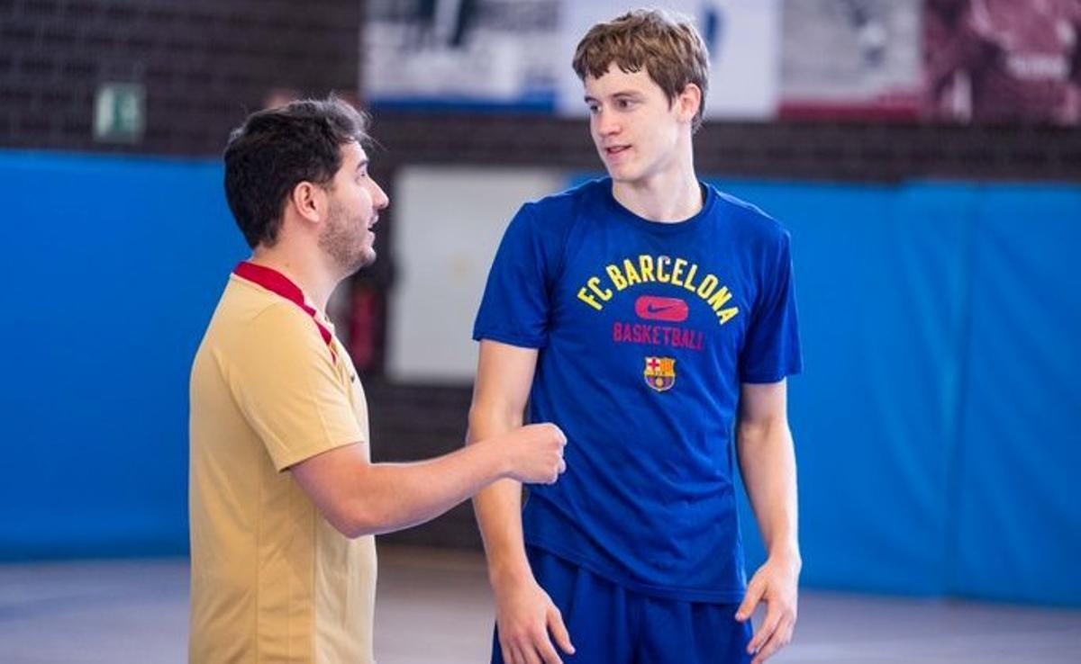 Carlos Marín ya ha iniciado el trabajo con los cadetes y júniors del Barça