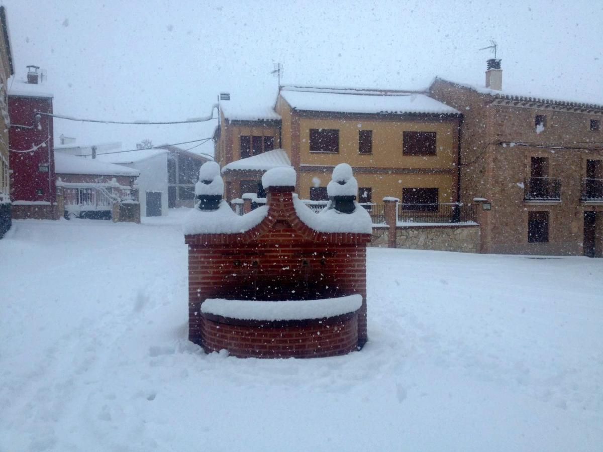 Imágenes de la espectacular nevada de hoy en Aragón