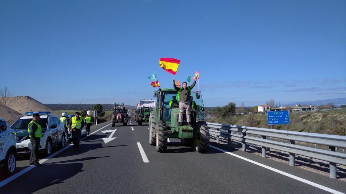 La protesta de los agricultores en imágenes