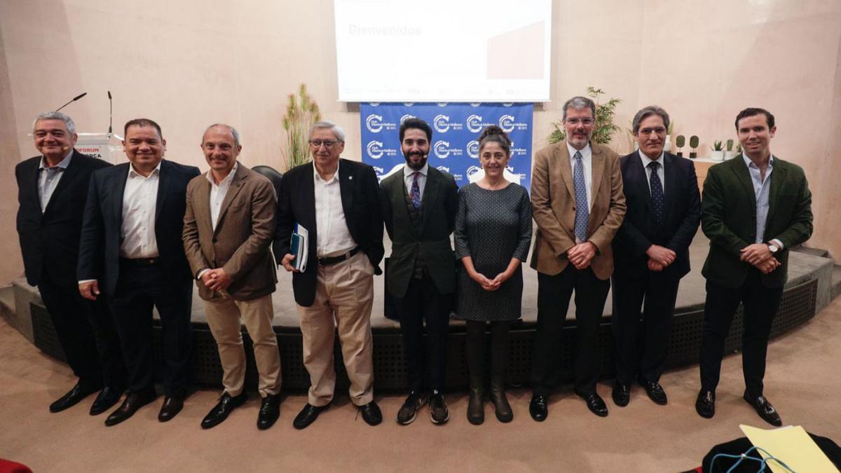 Los participantes en el Foro Inmoforum que tuvo lugar ayer en el club Diario de Mallorca.