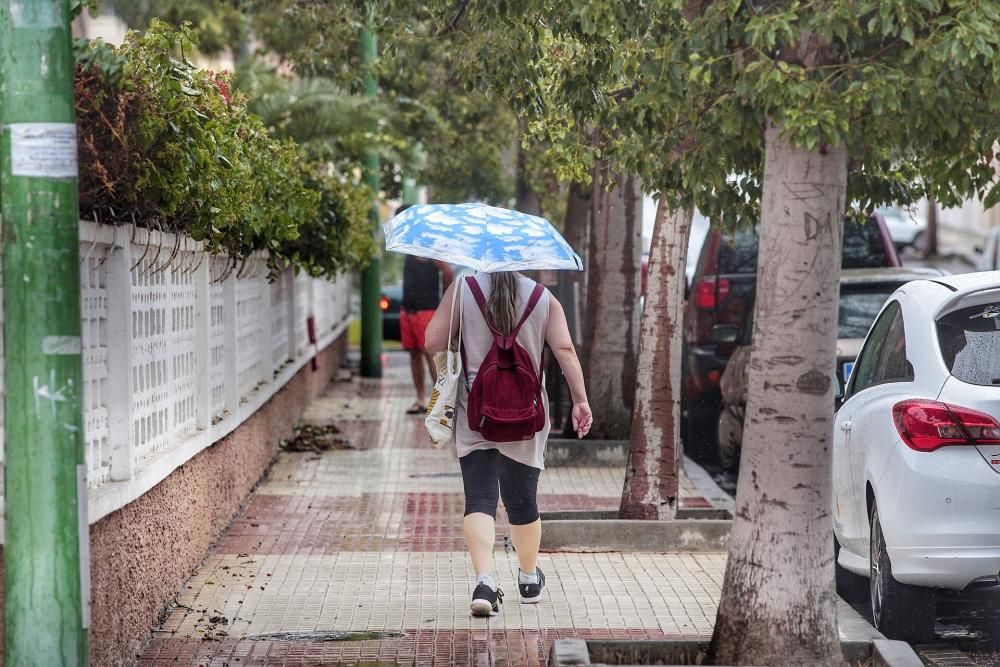 El norte de Tenerife vivió episodios de fuertes lluvias.