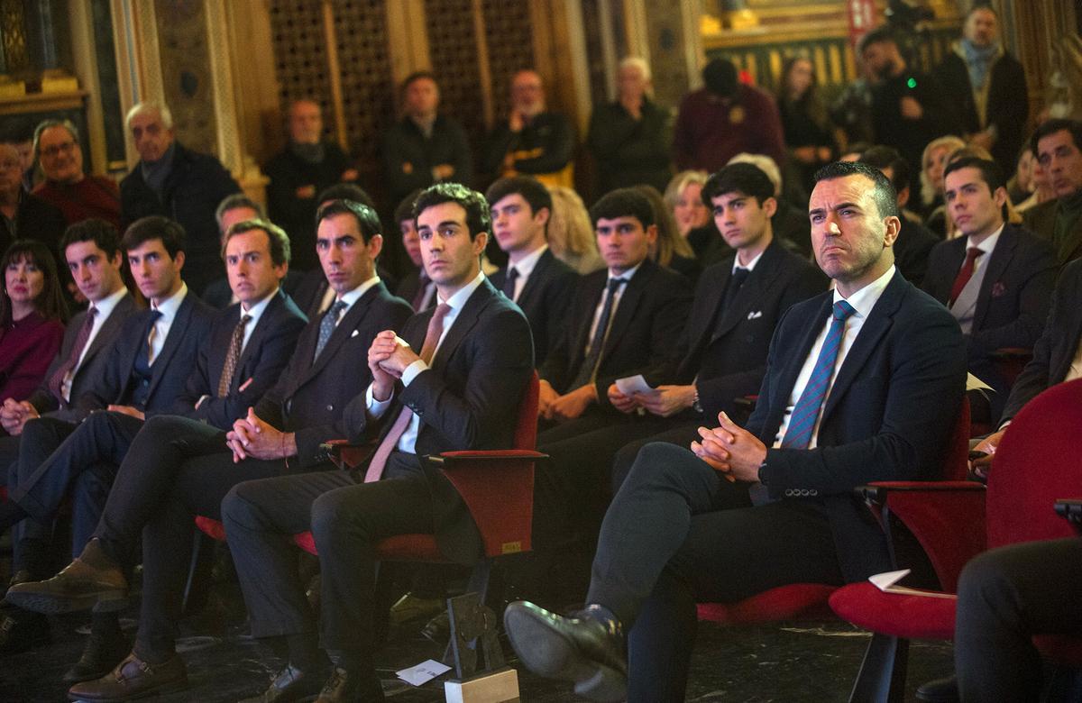 Un momento de la presentación de la feria taurina de Fallas