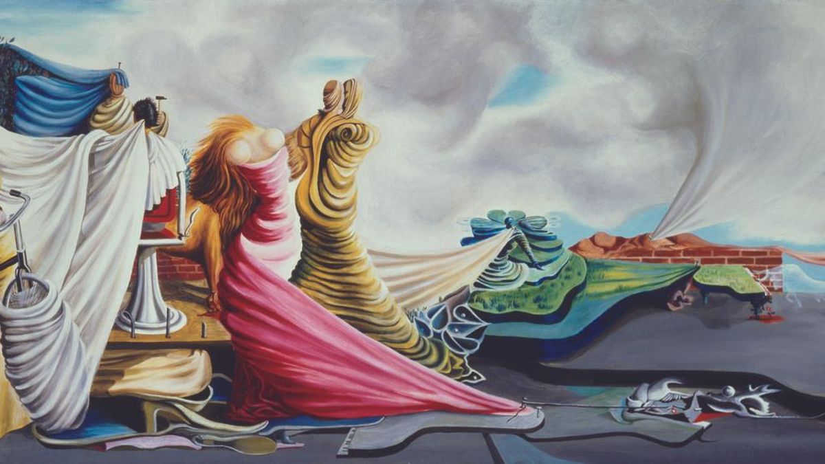 ‘Personajes surrealistas’ (1937), de una colección particular, fue una de las piezas más complicadas de conseguir para esta retrospectiva malagueña..jpg