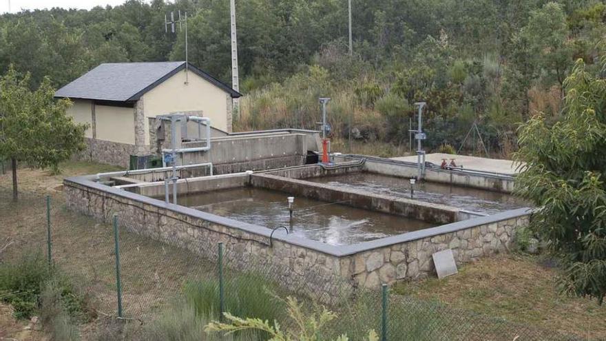 Estación depuradora del Parque Natural del Lago de Sanabria.