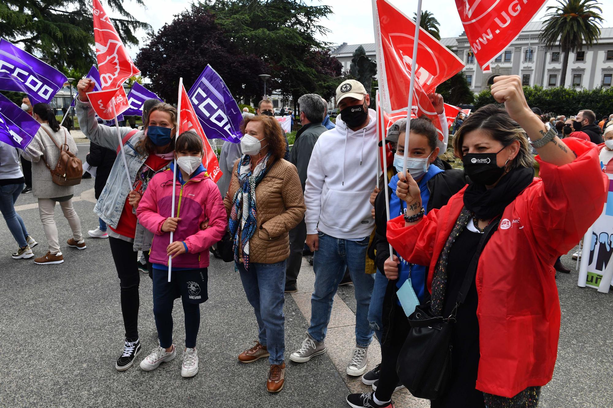 Manifestación del 1 de mayo en A Coruña