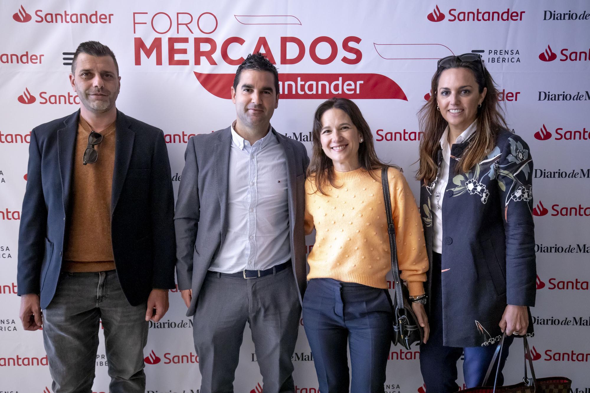 El Foro de Mercados Banco Santander organizado por Diario de Mallorca reunió a numeroso público