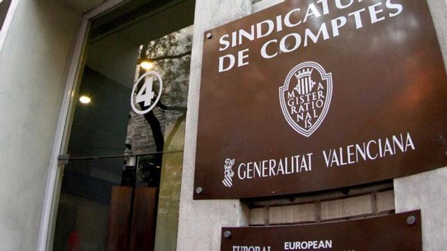 Fachada del edificio de la Sindicatura de Comptes