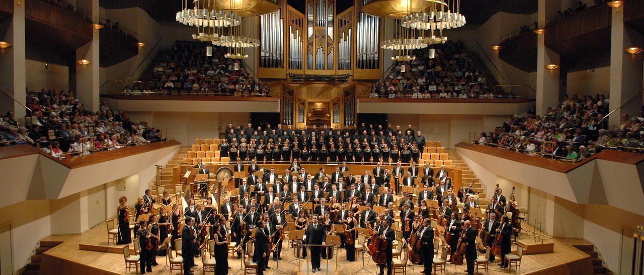 Imagen de la orquesta nacional de España que actúa en Torrevieja el 15 de enero