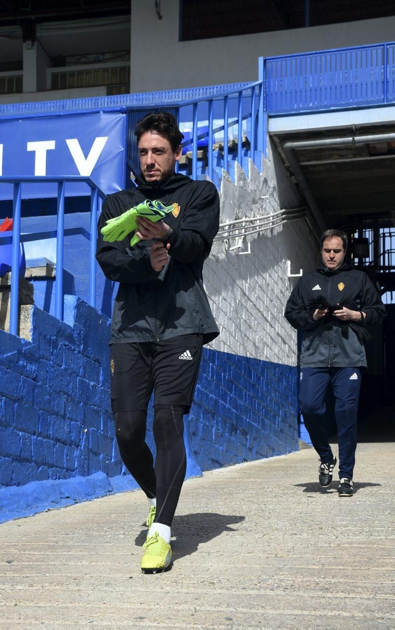 El Real Zaragoza se prepara para el 'derbi' de mañana