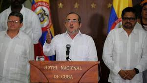 El guerrillero Timochenko en La Habana. 