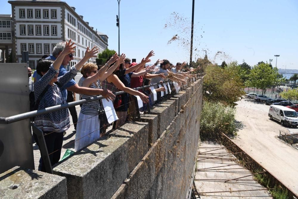 Acto para recordar el arenal de O Parrote