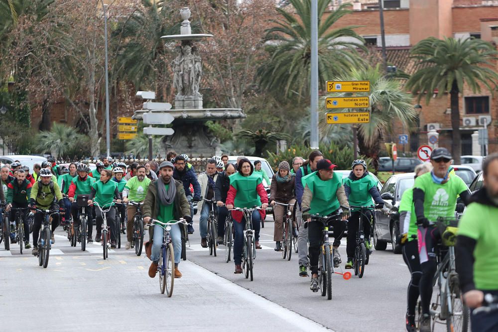 Marcha ciclista por un Bosque Urbano