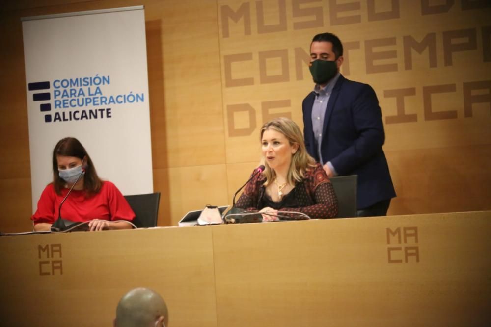 Arrancan los trabajos de la comisión de recuperación de Alicante tras la pandemia con las reuniones sectoriales de sanidad, turismo y economía.