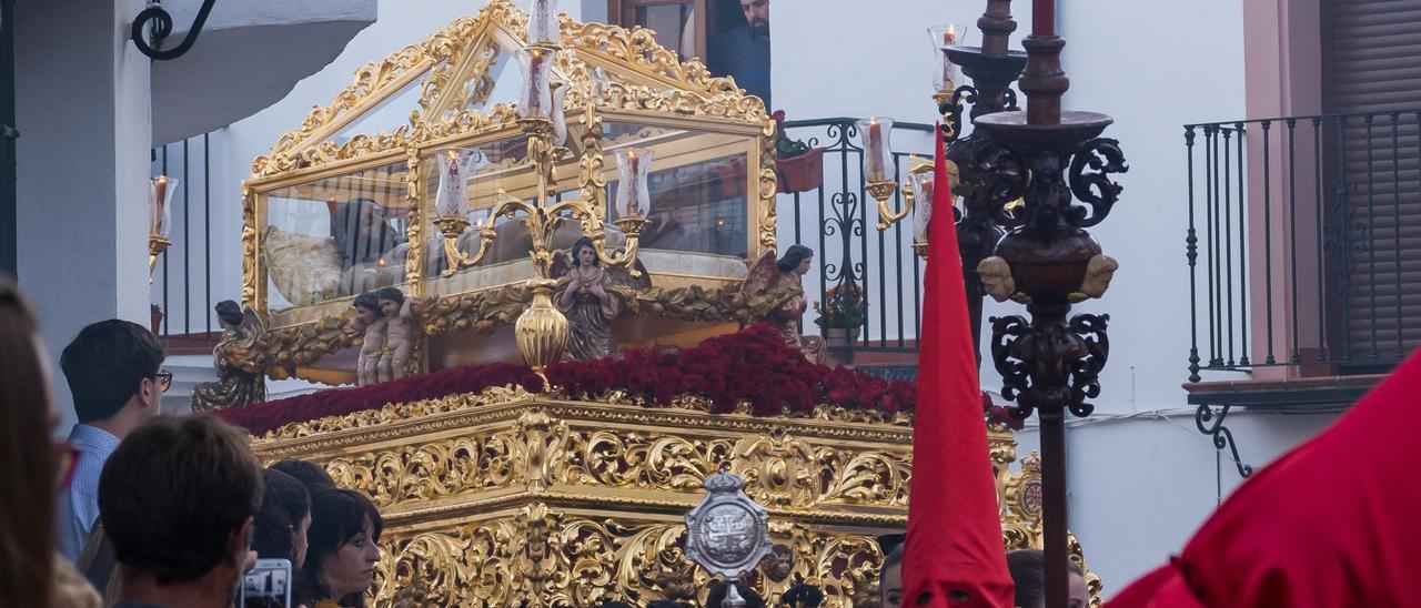 Imagen del Santo Entierro de Cristo, de la Hermandad de los Cristinos de Arriate.