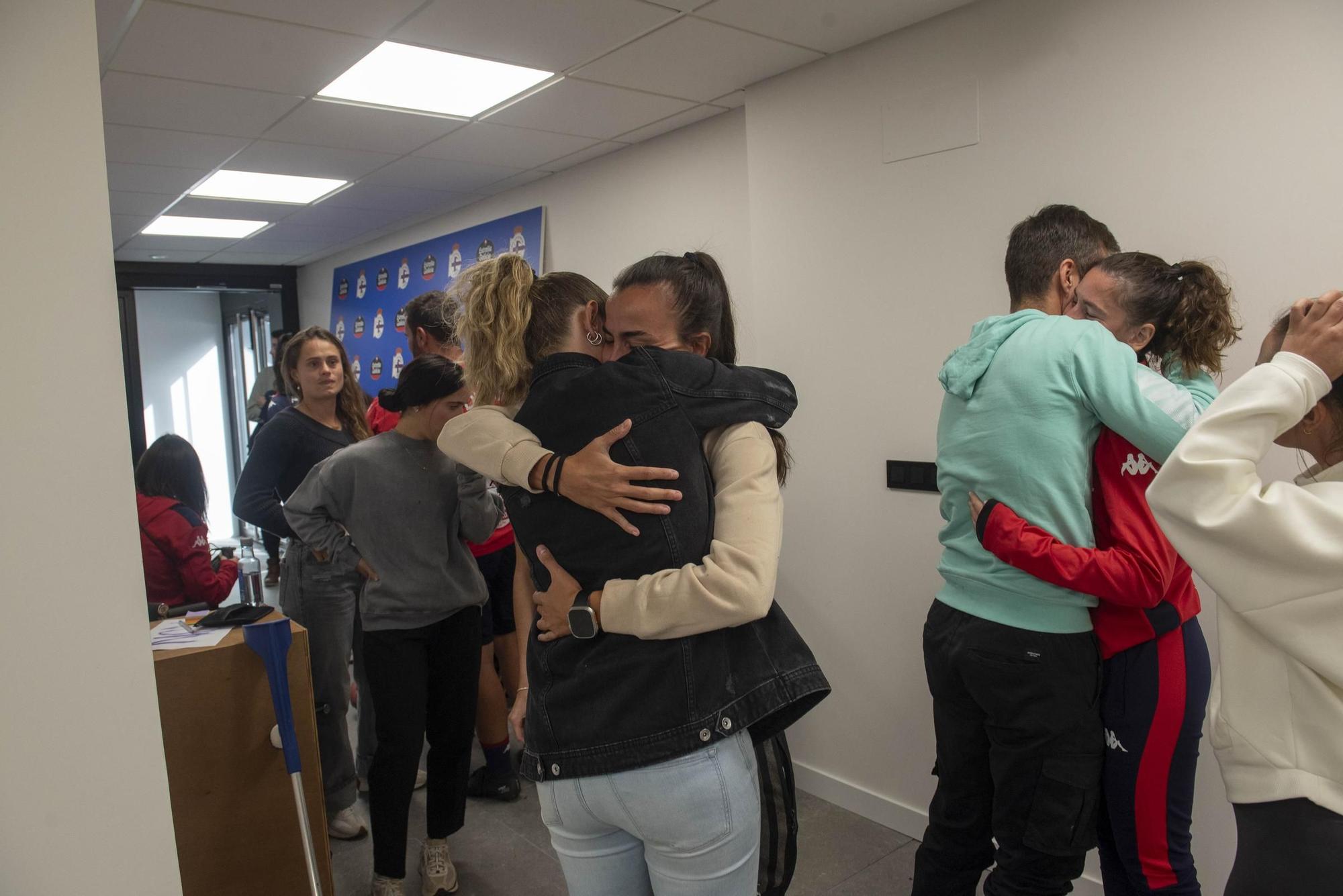 Despedida de Irene Ferreras como entrenadora del Deportivo