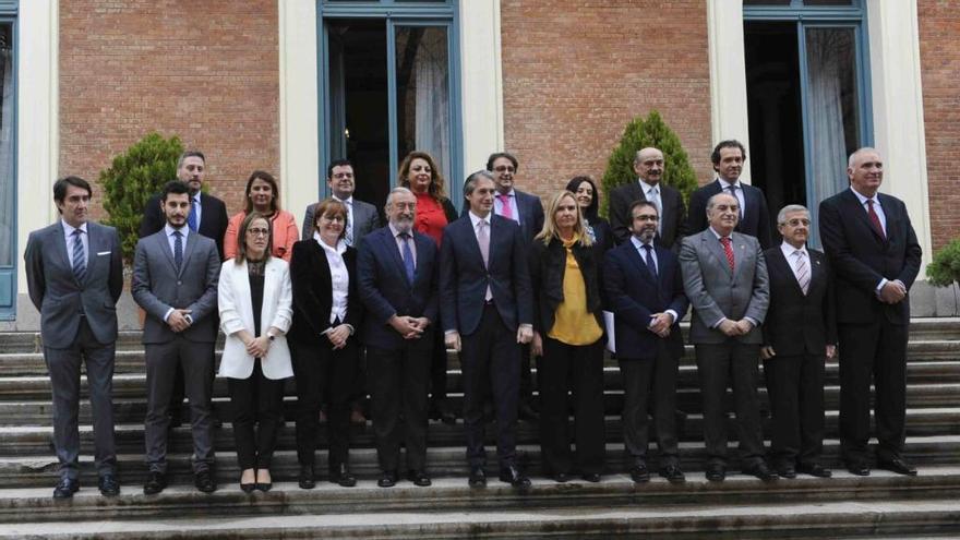 Fotografía de familia de los integrantes del Consejo Sectorial, ayer, en Madrid.