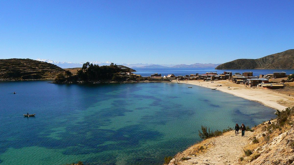 Lago Titicaca, en Bolivia.