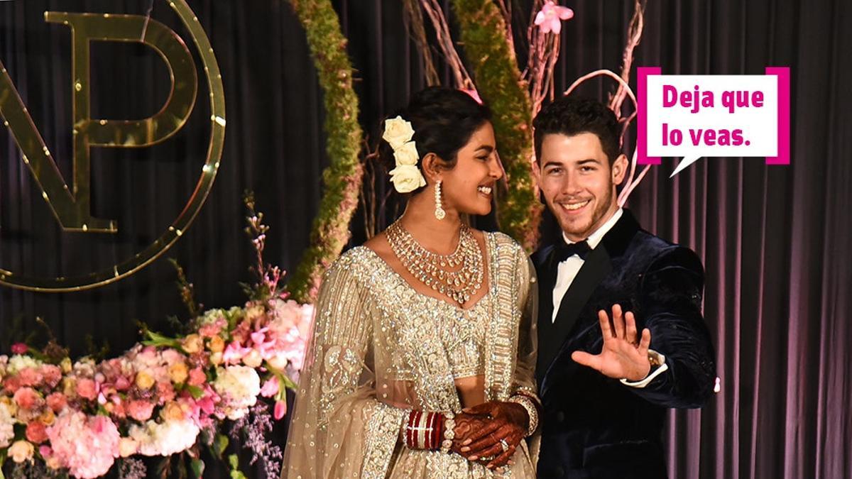 Nick Jonas y Priyanka Chopra en su boda: "Deja que lo veas"