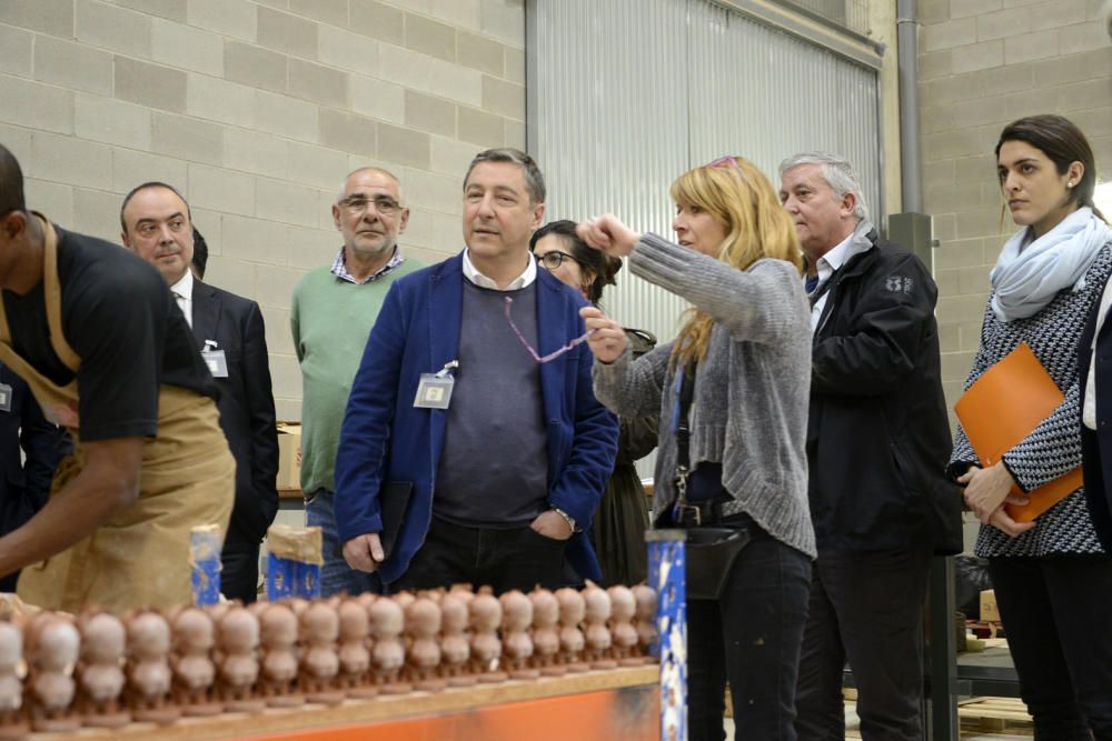 Joan Roca visita la presó de Puig de les Basses