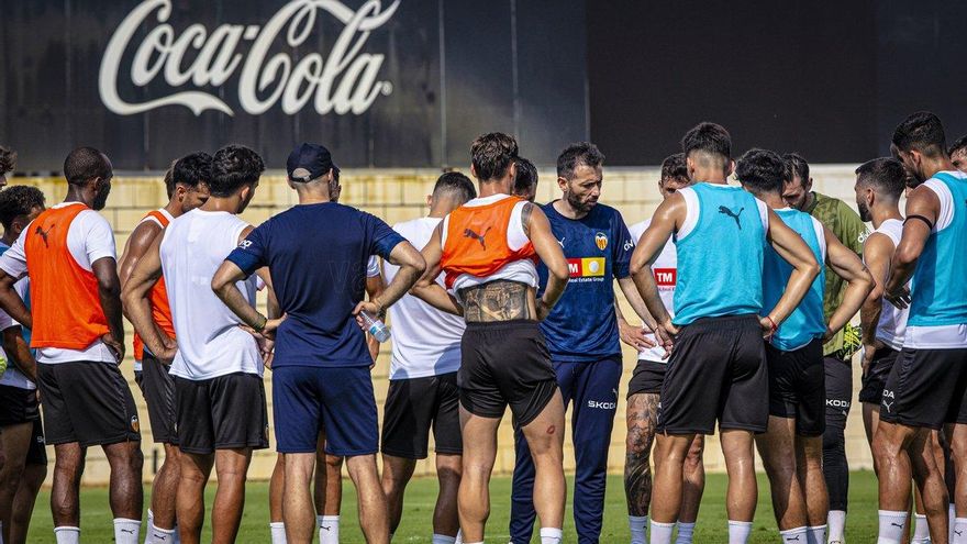 Primera prueba del Valencia en el Antonio Puchades