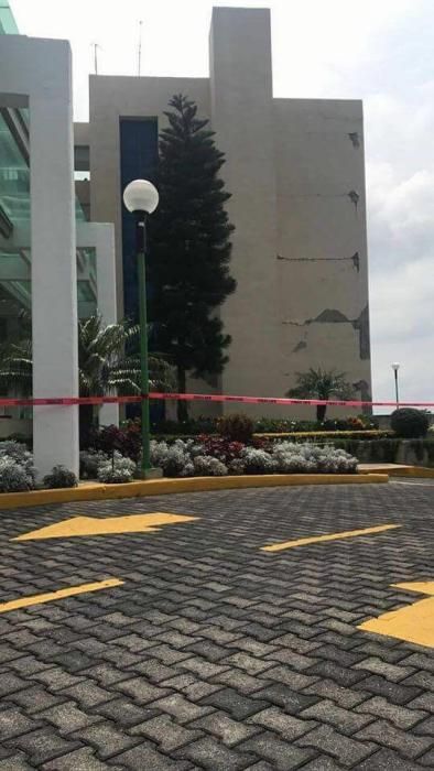 Así quedó el Centro Asturiano de México tras el terremoto