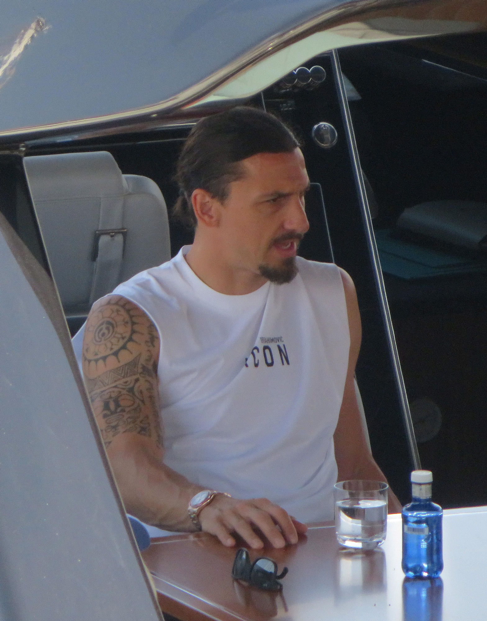 Zlatan Ibrahimovic se relaja en Mallorca