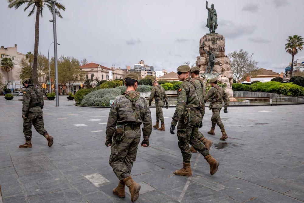 Las imágenes de una semana de confinamiento en Mallorca