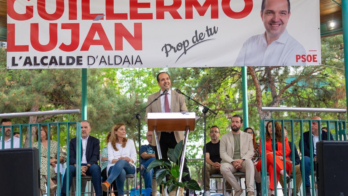 Presentación del candidato Guillermo Luján (PSPV) a la alcaldía de Aldaia