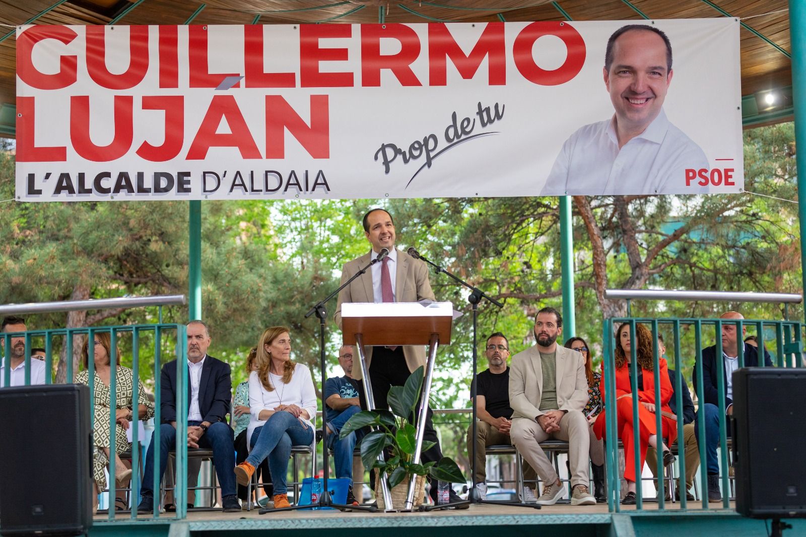 Presentación del candidato Guillermo Luján (PSPV) a la alcaldía de Aldaia