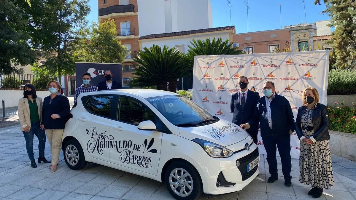 Presentado el coche de la cesta del Aguinaldo de Barros