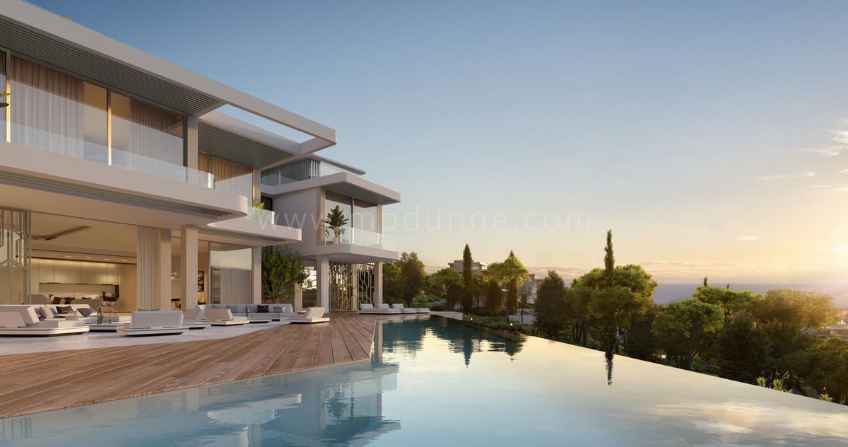 Todas las imágenes nueva villa de lujo que una promotora de Dubai está construyendo en Málaga