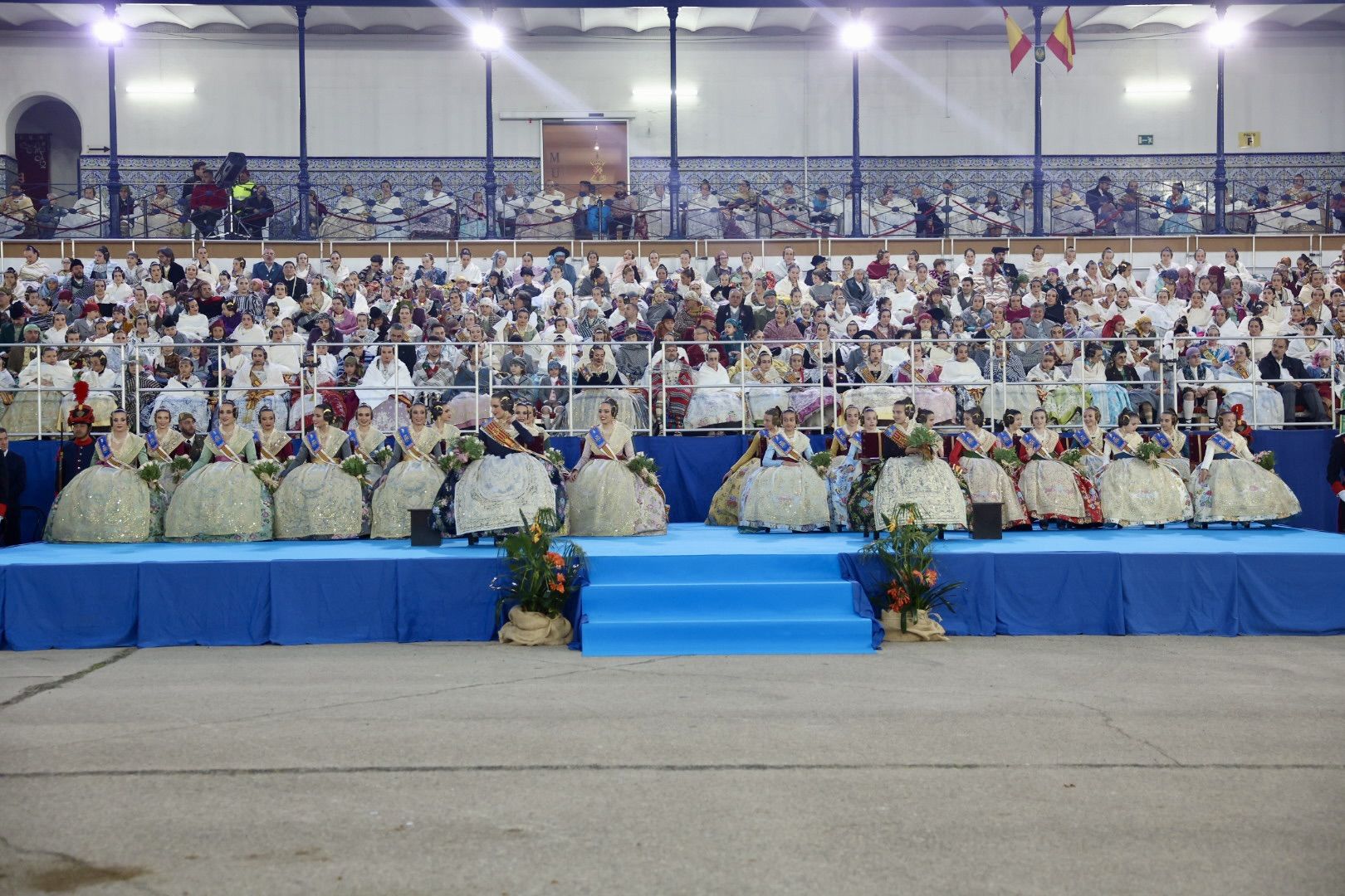 Homenaje de las Fuerzas Armadas y Guardia Civil a las Fallas de València de 2024