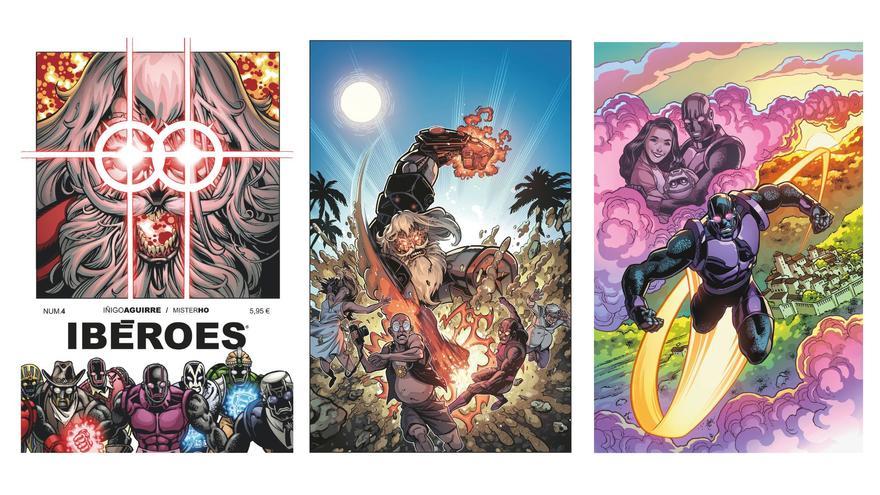 Vuelven los superhéroes ibéricos del dibujante zaragozano Íñigo Aguirre: "Hay muchas historias que contar de los Ibéroes y las voy a contar todas"