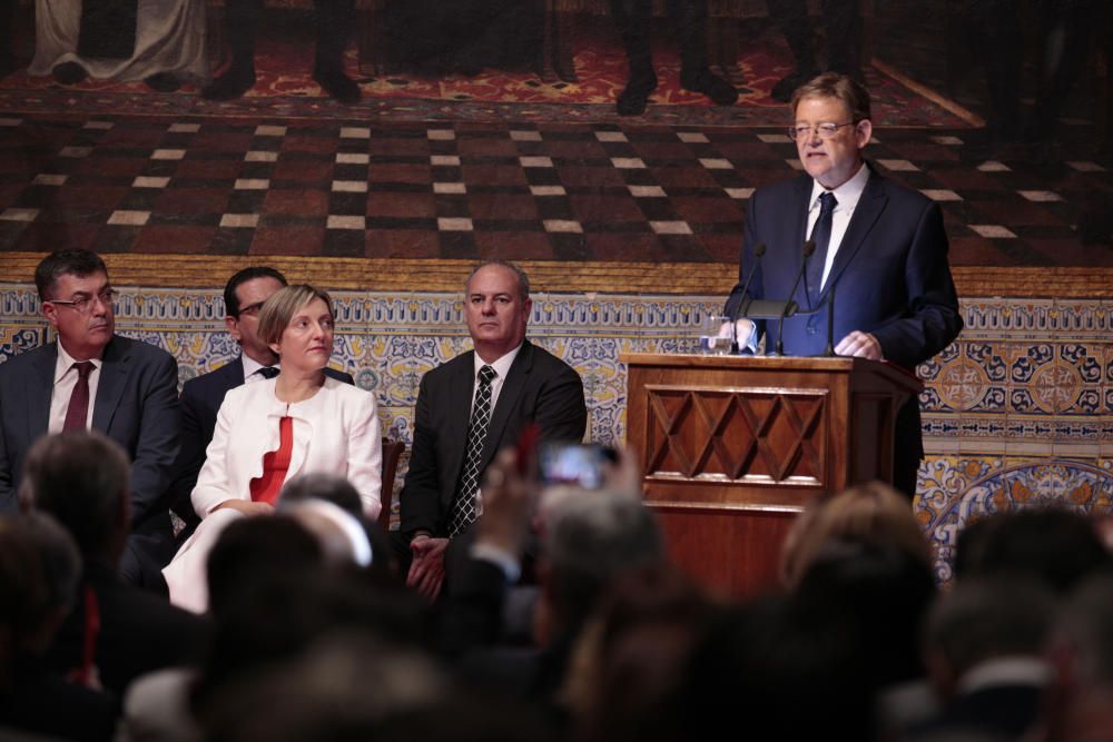 Acto institucional por el 9 d''Octubre en el Palau de la Generalitat