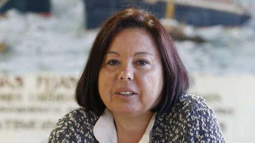 Margarita Nóvoa, durante la entrevista, ayer, en Vigo.
