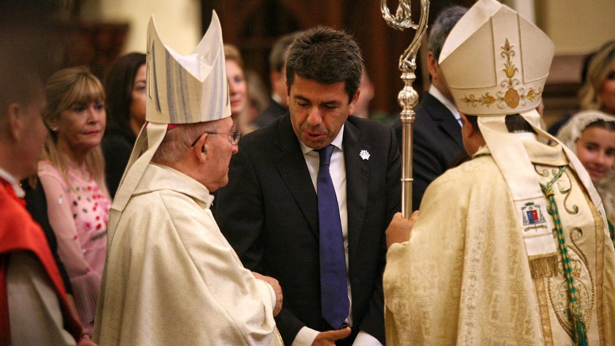 Mazón, en la concatedral de Santa María de Castelló